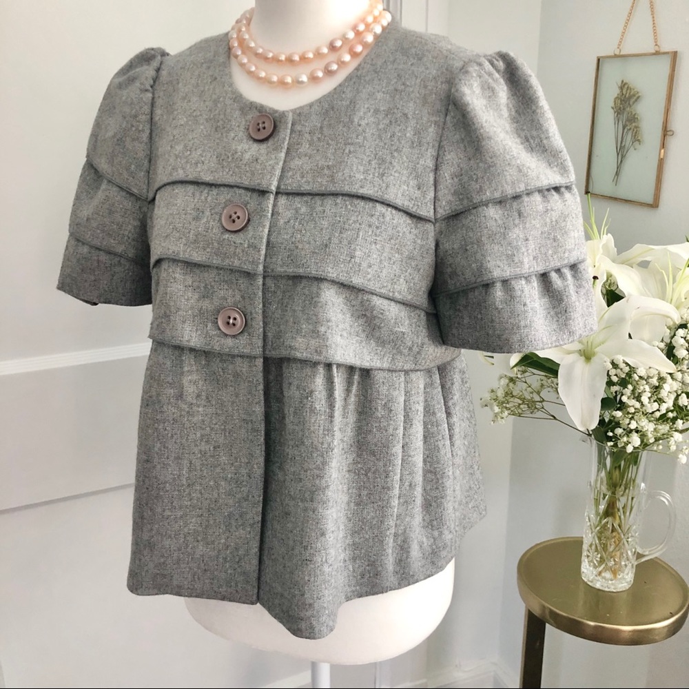 Anthropologie Sine Crop Jacket